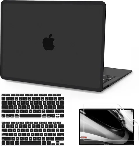 Vista 14 de B BELK Funda compatible con MacBook Air de 13 pulgadas 2022 2021 2020 2019 2018 A2337 M1 A2179 A1932 Touch ID, carcasa rígida de plástico mate