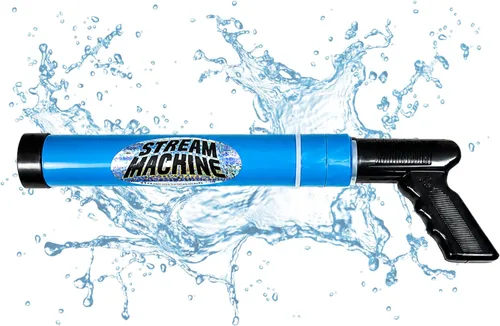 Vista 13 de Water Sports Stream Machine - Cañón de pistola de agua, fuerte, divertida y potente, juguete de piscina para todas las edades, cañón único de 8