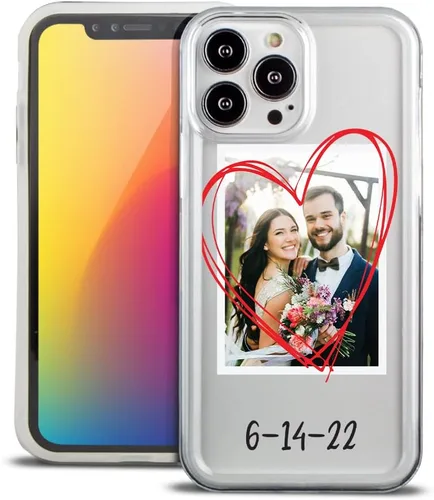 Vista 2 de Guard Dog Funda compatible con iPhone 14 Pro Max - Transparente - Parachoques - Personalizada - Marco de fotos