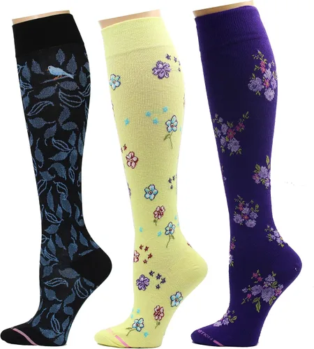 Vista 47 de Dr. Motion 3 pares de calcetines terapéuticos de compresión graduada para mujer