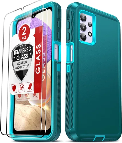 Vista 52 de LeYi Funda compatible con Samsumg Galaxy A05 4G: Galaxy A05 4G con resistente a los golpes, 3 en 1 de cuerpo completo, protección resistente