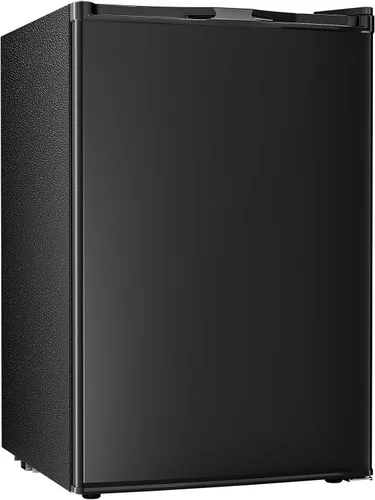 Vista 11 de Antarctic Star Mini refrigerador de 1.6 pies cúbicos con congelador, refrigerador pequeño y compacto con puerta reversible individual, estantes