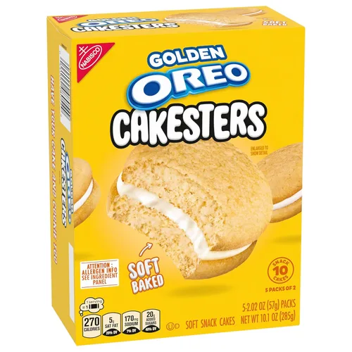 Vista 9 de OREO Cakesters Soft Snack Cakes - Paquete variado de 3 a 5 unidades (15 paquetes de bocadillos en total, 5 por sabor)