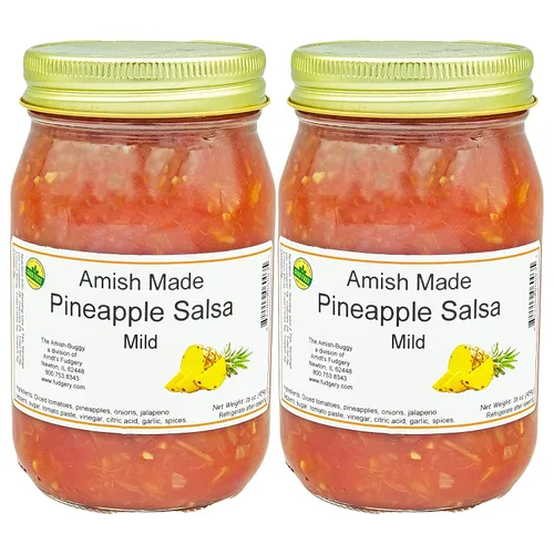 Vista 15 de Arndts Fudgery Amish Made Salsa Tarros de 2-16 onzas (manzana mediana)