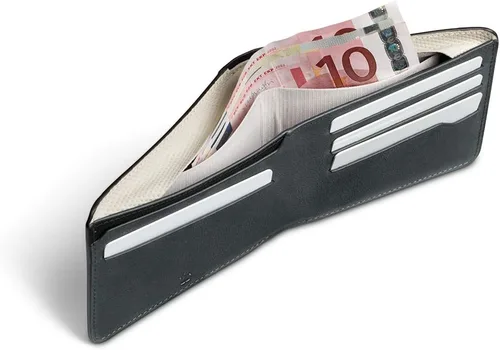 Vista 4 de Bellroy Hide & Seek Premium Edition (billetera delgada de cuero), Negro -, Classic