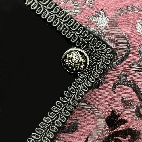 Vista 6 de Chaqueta larga estilo steampunk vintage para hombre, abrigo gótico victoriano