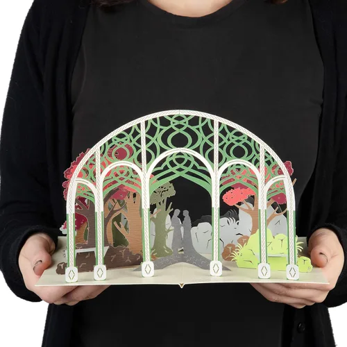 Vista 7 de Tarjeta de felicitación emergente de Lord of the Rings – I Would Rather Share One Lifetime With You, Than Face All The Ages Of This World Alone