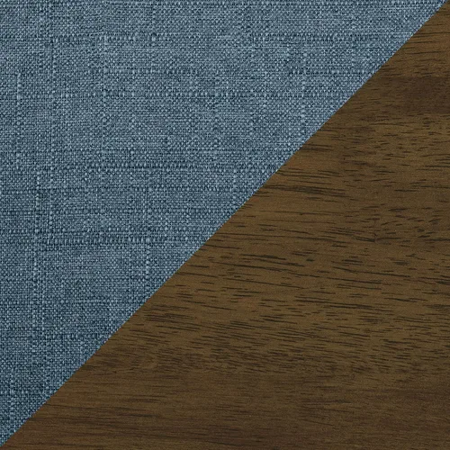 Vista 11 de Lexicon Silla de Acento Moderna de Mediados de Siglo con Marco de Madera Sólida en Acabado de Nogal, Sillón de Descanso con Brazos Tapizado