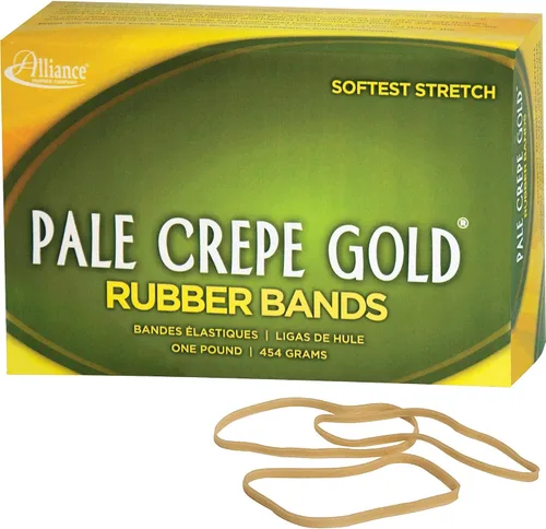 Vista 4 de Alliance Rubber 21405 - Bandas de goma Pale Crepe Gold
