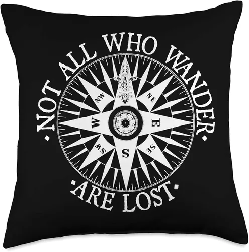 Vista 5 de Nomad Traveler Gift Not All Who Wander Are Lost Not All Who Wander Are Lost Not All Who Wander Are Lost Are Lost - Camiseta de viaje para nómadas