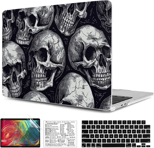 Vista 26 de Funda compatible con MacBook Air de 15 pulgadas 2026 2025-2023 Release M5 A3448 M4 A3241 M3 A3114 M2 A2941, carcasa de plástico duradera