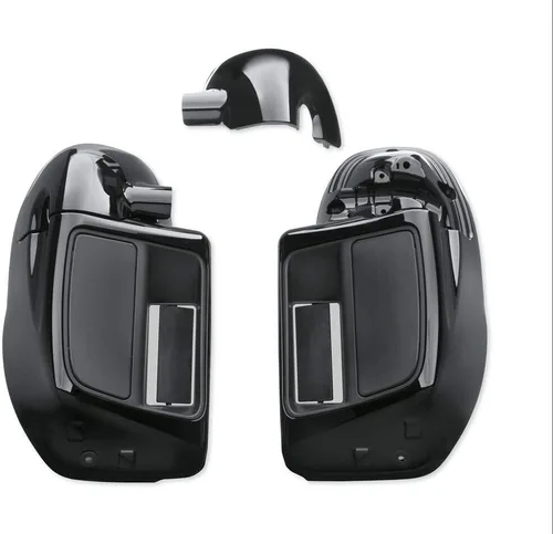 Vista 7 de XFMT Carenado Inferior para Motocicleta Negro Vivo con Enfriamiento por Aire y Ventilación Inferior para Harley Touring Road King Street Glide Road