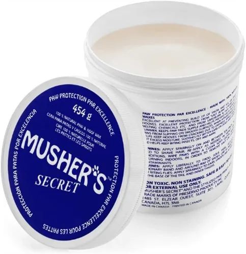 Vista 8 de Cera para protección de garras de mascota de Musher's Secret , Azul