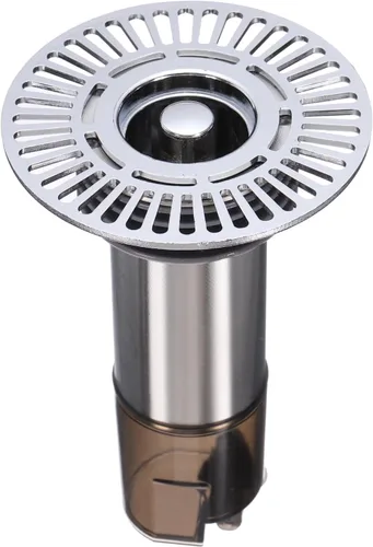 Vista 11 de uxcell 1 drenaje extendido antiolor para el suelo de ducha, de acero inoxidable de 2.6 pulgadas de alto, reflujo de drenaje de ducha de acero