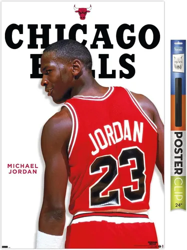 Vista 13 de Trends International Michael Jordan - Póster de pared de la serie de características, 22.4 pulgadas de largo x 14.7 pulgadas, versión enmarcada