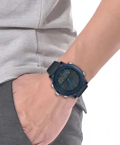Vista 5 de Lacoste Reloj de cuarzo para hombre con correa de silicona azul 23 Modelo 2011092 Azul Patchwork talla única 2011092 - Challenger