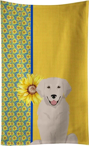 Vista 15 de Caroline's Treasures WDK5313KTWL - Toalla de cocina con diseño de girasoles de verano, color negro y tostado, Airedale Terrier, toalla de mano