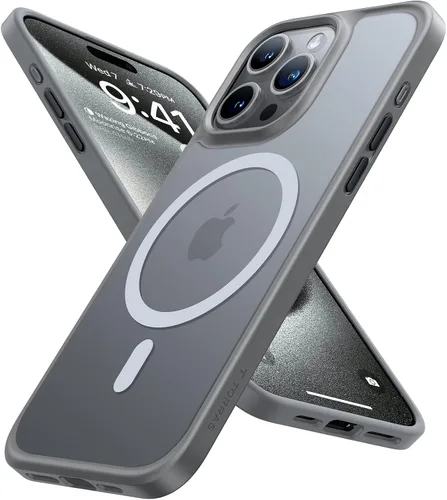 Vista 12 de TORRAS Funda magnética a prueba de golpes para iPhone 12 Pro / iPhone 12, [probada contra caídas de grado militar] [compatible con MagSafe]