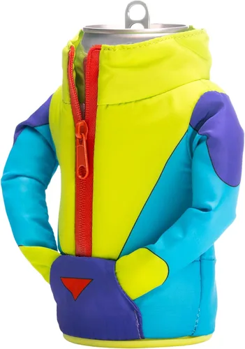 Vista 4 de Puffin - Chaqueta de esquí The Miller - Enfriador de botellas y latas altas aislado I Aislante de botellas de cerveza y latas de refrescos, mantiene