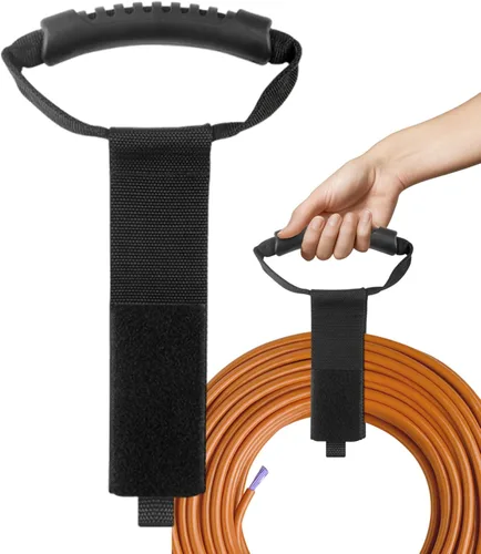 Vista 10 de Storage Straps – Heavy-Duty Organizer, Adhesive Handle, Cable Holder Wall Mount Wraps, Space-Saving Gear for Garage Tools, Extension Wires, Home