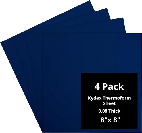 Vista 51 de Kydex Sheets - Solid Color DIY Kit for Crafting Holsters, Sheaths, and Mag Pouches - (8x8, 8x12, 12x12), Premium Thermoform Sheets - Thick, Durable