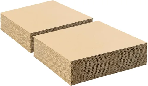 Vista 8 de Golden State Art, Paquete de 50 hojas de cartón corrugado de 5 x 7 pulgadas, almohadillas de cartón plano para embalaje, correo o manualidades
