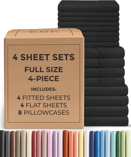 Vista 242 de Pack of 2, Twin Size 3 Piece Sheet Set - Breathable & Cooling - White