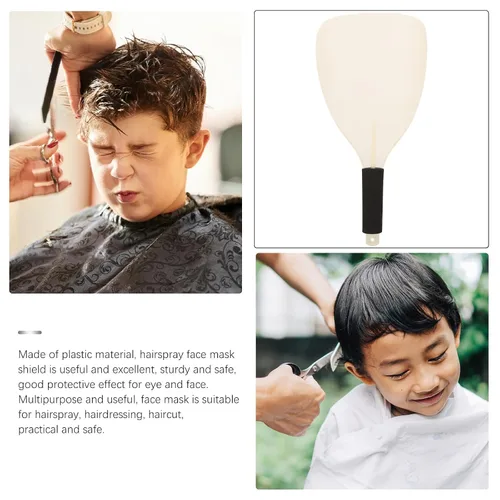 Vista 3 de Plastic Hairdressing Face Shield Cover for Salon and Barbershop