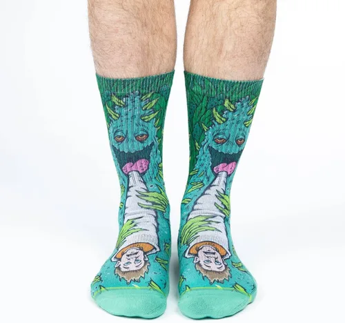 Vista 3 de Good Luck Sock Calcetines de marihuana para hombre, adulto