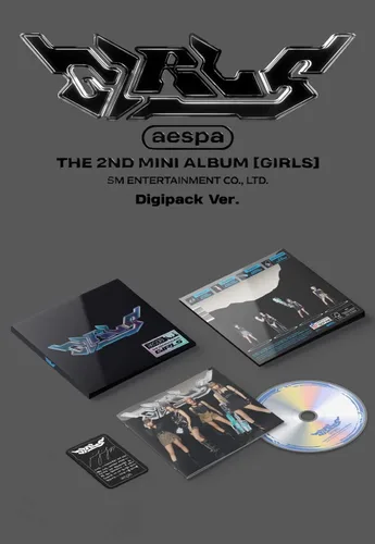 Vista 2 de Dreamus aespa - 2º Mini álbum Chicas DIGIPACK ver. CD (E.d Hacker NINGNING ver.) (SMK1455)