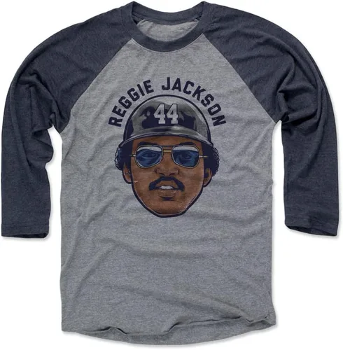 Vista 2 de 500 LEVEL Reggie Jackson Camiseta de manga 3/4 Raglan - Reggie Jackson New York Bam