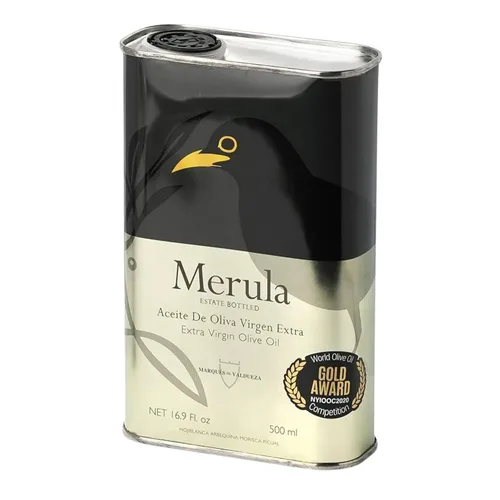 Vista 3 de Aceite de Oliva Virgen Extra Merula 16.9 fl oz Lata