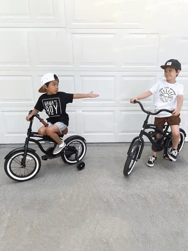 Vista 7 de JOYSTAR Bicicleta de crucero para niños de 12 pulgadas, 14 pulgadas, 16 Negro
