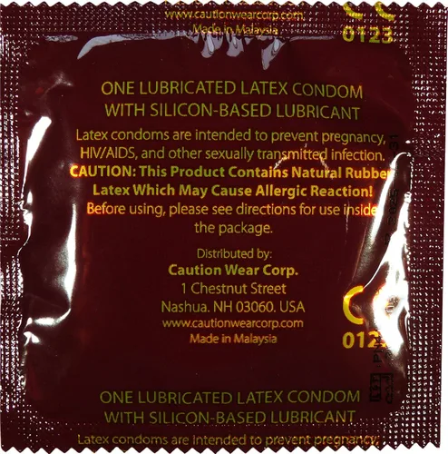 Vista 2 de Condón grande de látex de ajuste grande (200) + dos condones de precaución gratis
