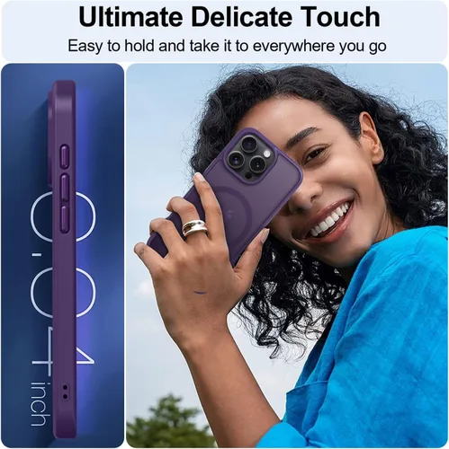 Vista 15 de MOCCA - Funda magnética resistente para iPhone XR de 6.1 pulgadas, compatible con MagSafe, funda con protección contra caídas de grado militar