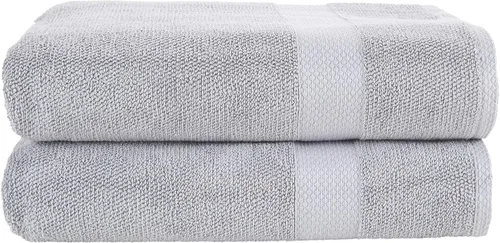 Vista 8 de MAURA Toallas de mano prémium 100% algodón de 16 x 30 pulgadas, ultra absorbentes, de secado rápido, toallas suaves para baño, toallas de mano extra