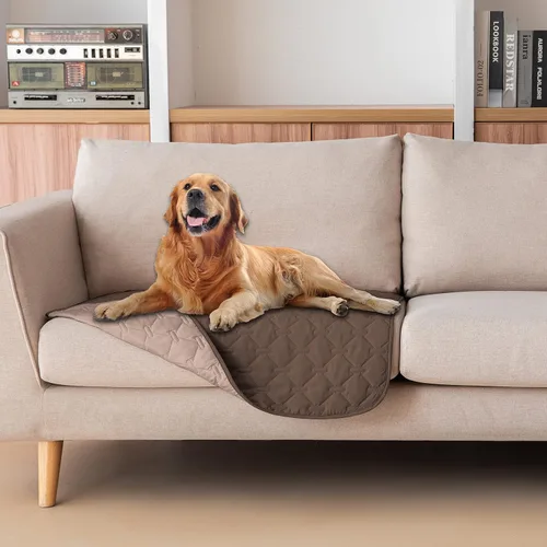 Vista 114 de gogobunny Manta para mascotas 3 veces más resistente, impermeable y a prueba de arañazos; protector de muebles reversible para perros y gatos, funda