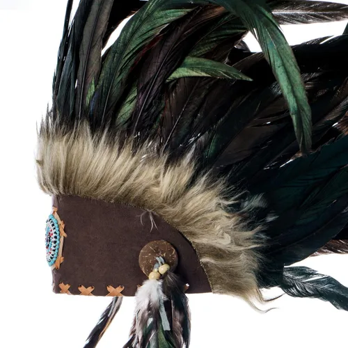 Vista 15 de Novum Crafts Tocado de plumas Inspirado en indios nativos americanos Elige