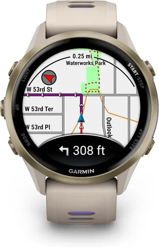 Vista 6 de Garmin Forerunner 955 - Reloj inteligente para correr con GPS y capacidad de carga solar, adaptado a triatletas, batería de larga duración, paquete