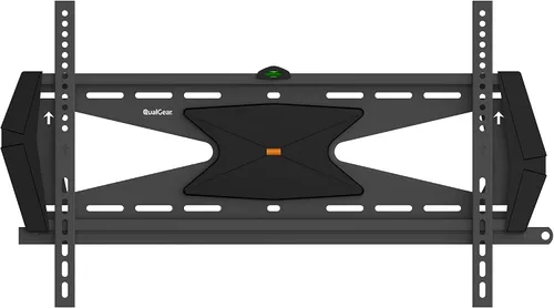 Vista 17 de QualGear QG-TM-002-BLK - Soporte de pared fijo y ultra delgado de 37 a 70 pulgadas, perfil bajo, universal para televisores LED, color negro
