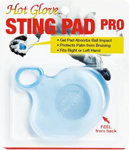 Vista 3 de Hot Glove Paquete de 3 piezas de protección de manos de béisbol Sting Pad Pro con envoltura para dedos