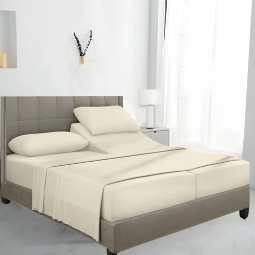 Vista 16 de SKY BEDDINGS Juego de sábanas individuales – Sábanas 100% algodón para cama individual – Juego de sábanas de 600 hilos individual con bolsillo Blanco