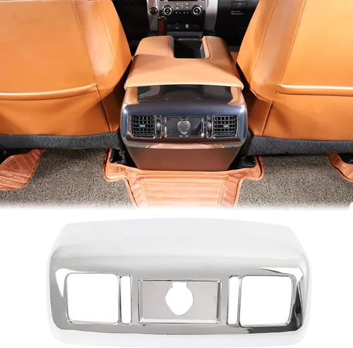 Vista 10 de Aunginsy Reposabrazos trasero de aire acondicionado para salida de ventilación compatible con Toyota Tundra 2007-2021, reposabrazos central trasero