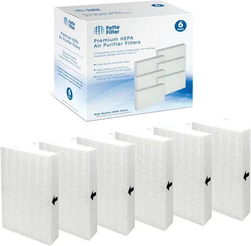 Vista 8 de Fette Filter Filtros purificadores de aire. Compatible con HRF-R2, HRF-R3, Filter R (HRF-R2, paquete de 2)