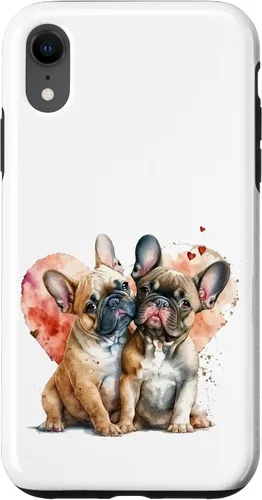 Vista 25 de Carcasa para iPhone 17, diseño de perro francés, diseño de bulldog francés