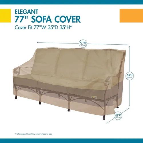 Vista 8 de Duck Covers Elegante funda impermeable para sofá de patio, 79 x 37 x 35 pulgadas