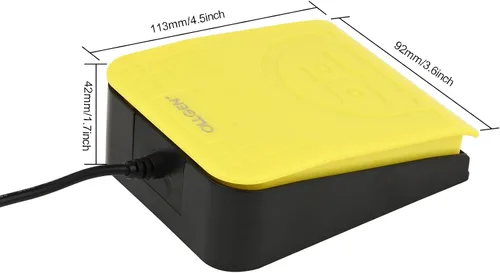 Vista 5 de OLLGEN USB Foot Pedal for PC Gaming,Optical Control Foot Switch,Computer Map Mouse Keyboard Hotkey Combination Key Keypress Simulator Program Page