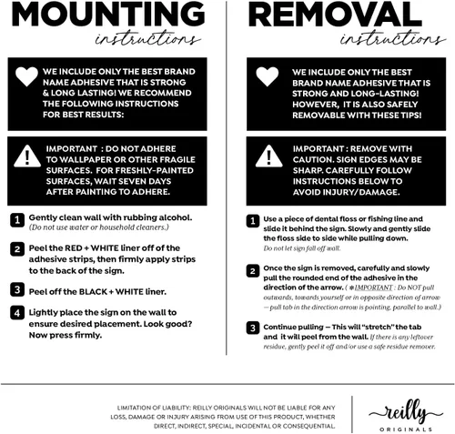 Vista 6 de Reilly Originals Letrero de baño con sistema séptico de 3.5 x 5 pulgadas, reglas «Do Not Flush Rules», listo para pegar, acabado premium, duradero