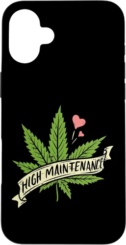 Vista 23 de High Maintenance Weed Cannabis Pocket 420 THC Stoner Gift Case for iPhone 17