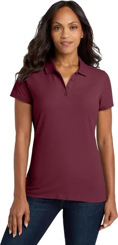 Vista 20 de Port Authority Polo Core Classic Piqué para mujer gris gusty